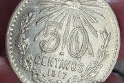 1917 mexican 50 centavos