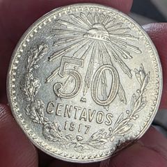 1917 mexican 50 centavos