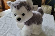 Large AURORA World Stomper Dog Mush Plush Soft Toy 12" Brand New