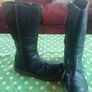 Authentic Dr Martin boots, size UK4, calf length black wedge boot Image 2