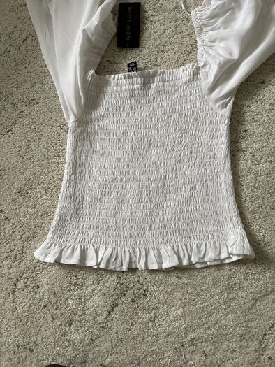 white bardot top NEW
