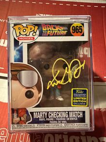 Funko POP Back to the Future Marty McFly Autographed by Michael J Fox