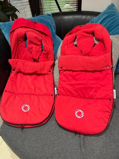 Bugaboo foot muffs in swords