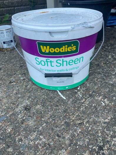 Paint Buckets (White and Gray )