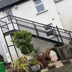 Fire escape stairs