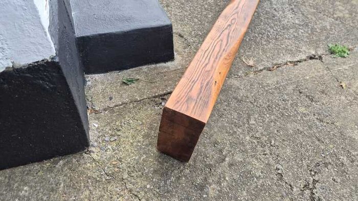 Solid Wood Rustic Fireplace Mantel Beam
