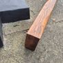 Solid Wood Rustic Fireplace Mantel Beam Image 2
