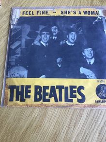 The Beatles vinyl single- I feel fine