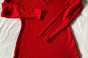 Women's Soft Lamb-Wool Red Jumper by M&amp;S | UK 12