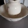 Large Edwardian Wash Bowl and Water Jug Image 3