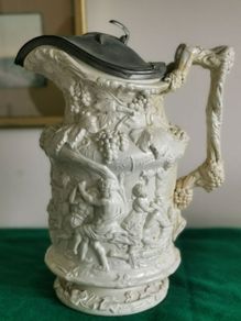 Rare Charles Meigh Antique Pitcher