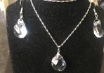 Swarovski Crystal Elements Earrings and Pendant