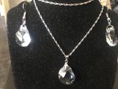 Swarovski Crystal Elements Earrings and Pendant