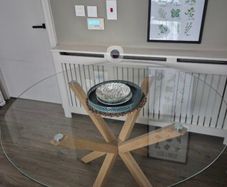 Round Glass Dining Table