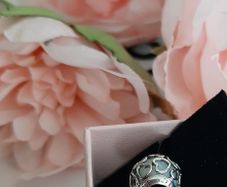 New genuine pandora blue hearts charm
