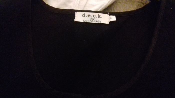 D.E.C.K. black sleeveless top