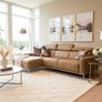 Italian pure leather  sofas with electric recliner half price Image 7
