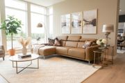 Italian pure leather  sofas with electric seats  half price