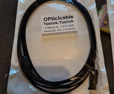 Optical Cable/Toslink X 2 (5 euro each) - 3 meters