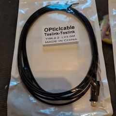 Optical Cable/Toslink X 2 (5 euro each) - 3 meters
