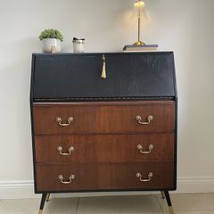 Vintage writing desk/drinks cabinet