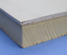 plasterboard 12,5mm with insulation 25mm
