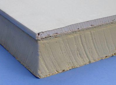 plasterboard 12,5mm with insulation 25mm