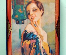 Art Deco French Tin Box