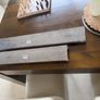 Set of two matching grey shelves Image 6