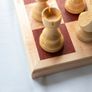 Handmade Chessboard - Exotic Padauk, Maple with Pieces Image 2
