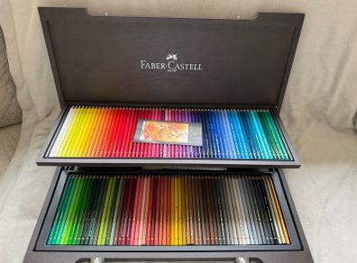 Faber Castell Polychromos 120 Set in Wooden Box