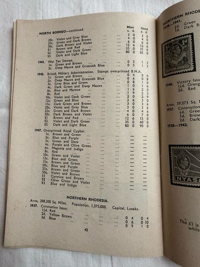 Illustrated Catalogue of Postage Stamps of the Reign of King George VI (1948)  very good condition
