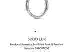 Brand New Pandora moments O Pendant