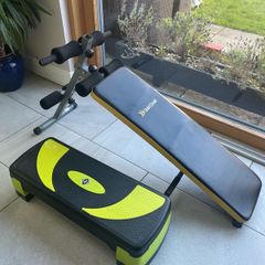 Exercise bench and step