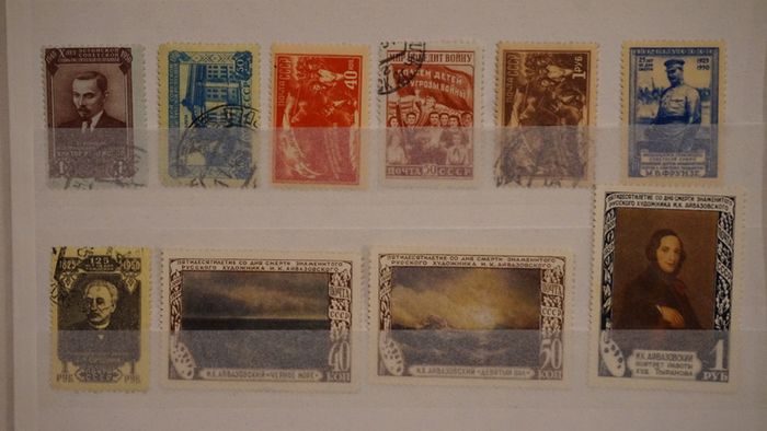 stamps 1950 y. USSR