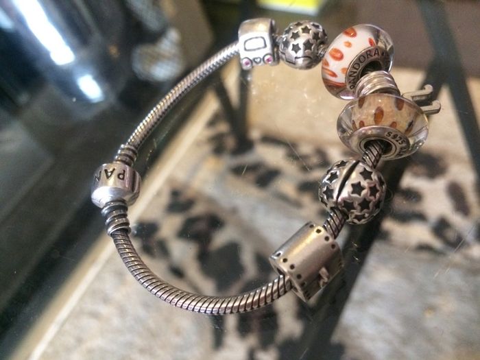 Pandora Genuine Oxidised Charm Bracelet