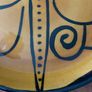Signed MCM John Ffrench Arklow Pottery abstract plate 1962 Image 6