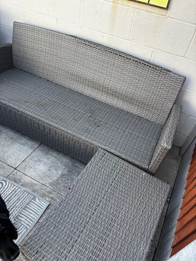 Garden corner sofa