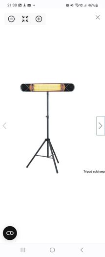 Sahara patio heater