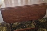 Solid Oak Vintage Gateleg Drop Leaf Table Barley Twist Legs