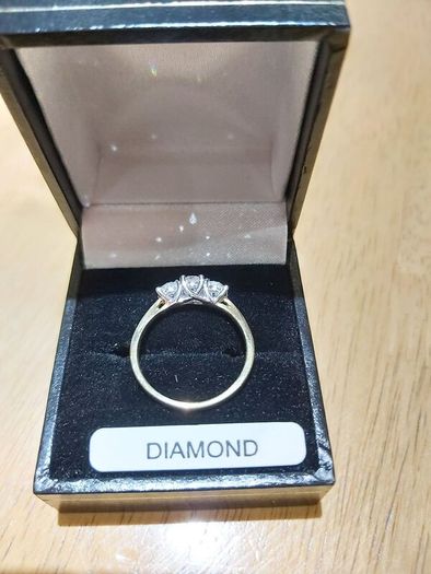 3 Stone Diamond Engagement Ring
