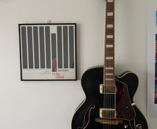 ibanez af75 jazz guitar with flat wounds