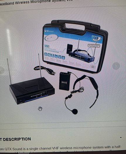 Wireless headphone mic system