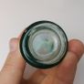 28 - Antique Sea Glass Cork Top Victorian Poison Bottle Image 4