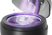 Ultrasonic Cleaning Device, 50,000 Hz Dental Pod, 250 ml Ultrasonic Cleaner with 6 UV Lamp for Dental Rail, Braces, Retainers, Dentures, Aligners, Prostheses, Jewellery