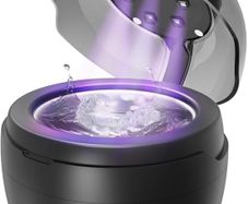 Ultrasonic Cleaning Device, 50,000 Hz Dental Pod, 250 ml Ultrasonic Cleaner with 6 UV Lamp for Dental Rail, Braces, Retainers, Dentures, Aligners, Prostheses, Jewellery
