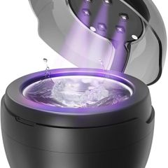 Ultrasonic Cleaning Device, 50,000 Hz Dental Pod, 250 ml Ultrasonic Cleaner with 6 UV Lamp for Dental Rail, Braces, Retainers, Dentures, Aligners, Prostheses, Jewellery