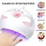 60W LED UV Nail Lamp for Gel Nail Polish with 3 Timers (30/60/99s) Auto-Sensing Digital Display, Fast Nail Dryer Curing Lamp for Nail Art, UV Lamp for Nails with USB Power Cable (Plug not included) Image 4