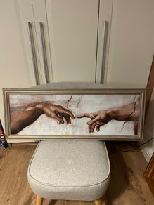 Framed poster ,,Creation of Adam''