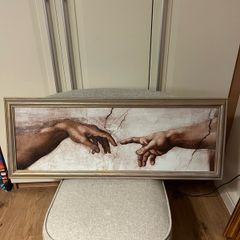 Framed poster ,,Creation of Adam''